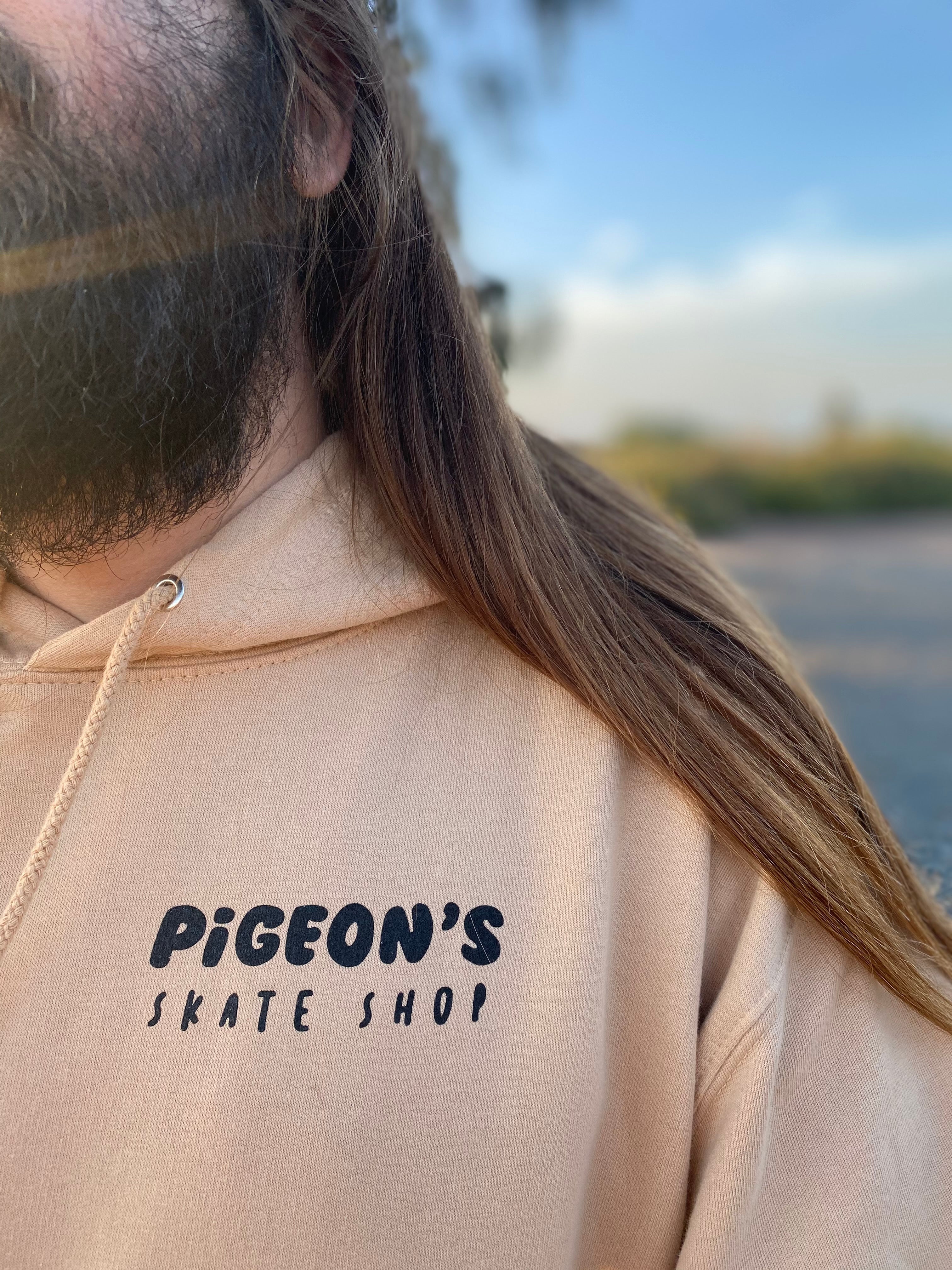 Shop Hoodie - SKATE AND DIE TAN - Image 7